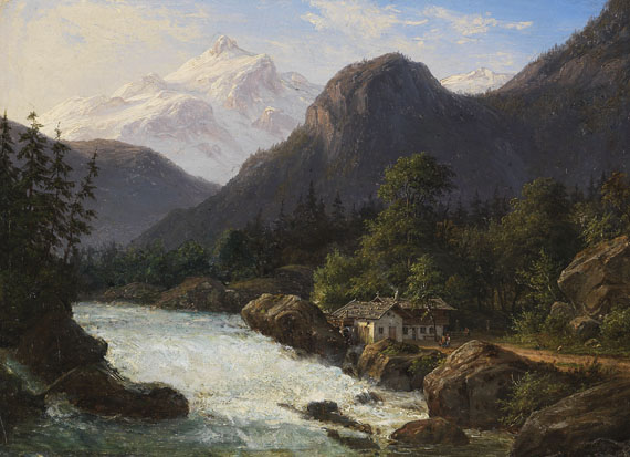 Tiroler Berge, 1840.