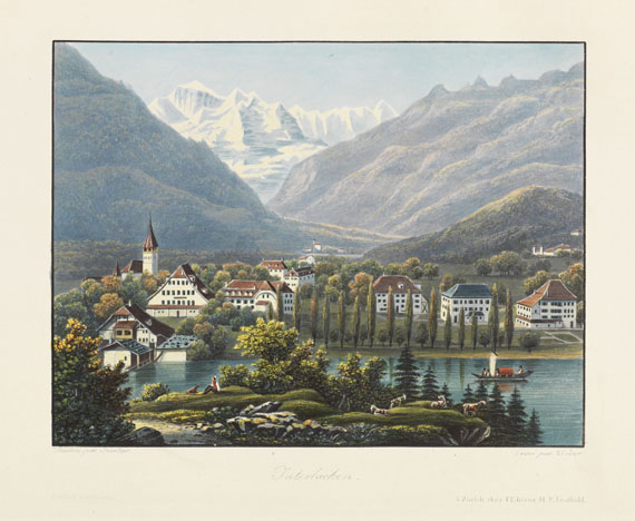 Vues pittoresque de la Suisse, um 1836.