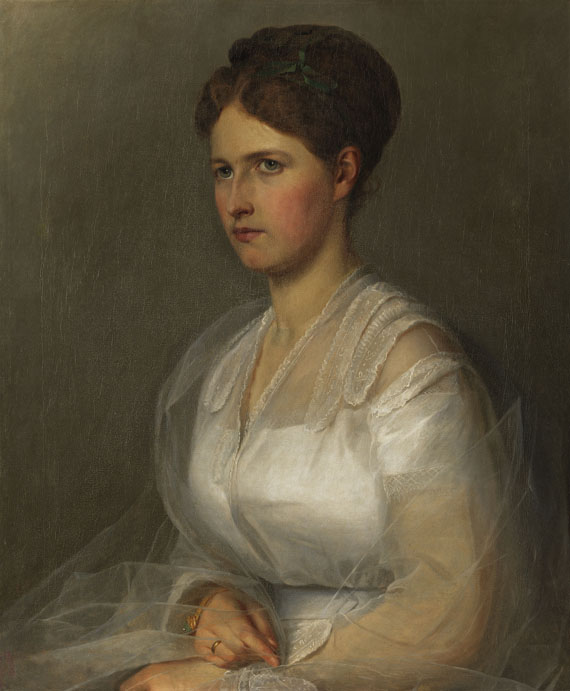 Wohl Porträt der Viktoria Gräfin von Mensdorff-Pouilly, 1868.