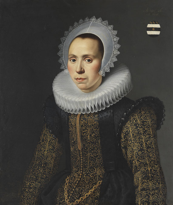 Porträt einer Edeldame, 1618.