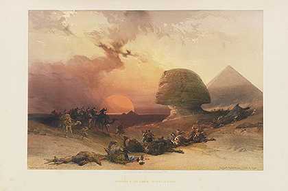 埃及和努比亚，1846-1849年。-戴维·罗伯茨