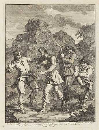 6层：塞万特《堂吉诃德》插图，1738年。-威廉·霍加斯