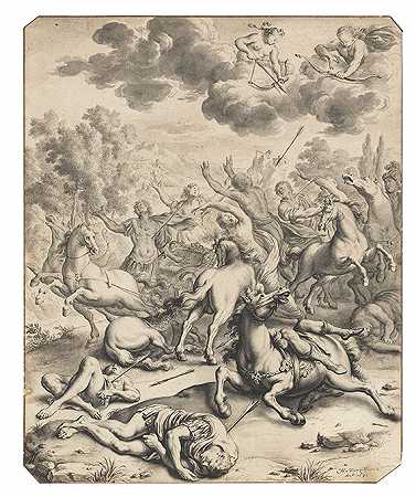 《尼奥贝的惩罚》，1691年。-威廉·范·米埃里斯