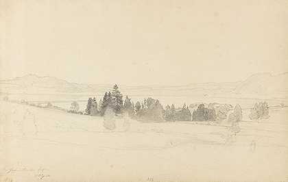 富森附近的霍芬西，1860年。-卡尔·施魏奇