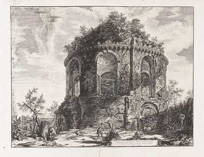 1763年，被称为咳嗽的寺庙视图。-乔凡尼·巴蒂斯塔·皮拉内西