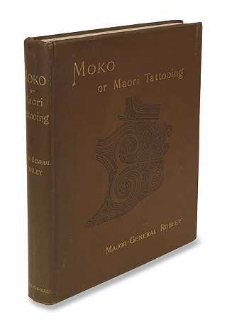 莫科或毛利人纹身，1896年。-霍雷肖·戈登·罗布利