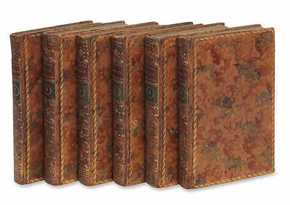 精选寓言。6 Bände，1765-1775年。-让·德·拉方丹