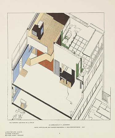 和P.Jeanneret，《活着的建筑》，3卷，1927-1930年。-勒·柯布西耶