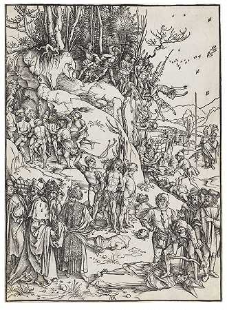 1496年前后的《万人之刑》。-阿尔布雷希特·杜勒
