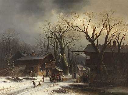 雪村，约1860/70。-安东娃娃
