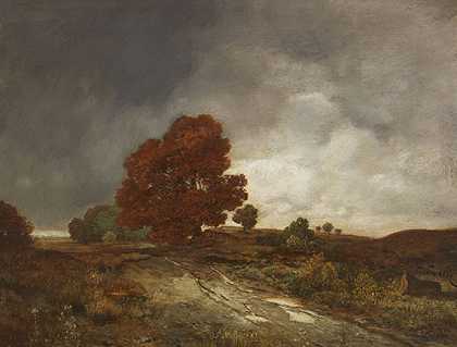 秋天的风景，嗯1900。-托尼·冯·斯塔德勒