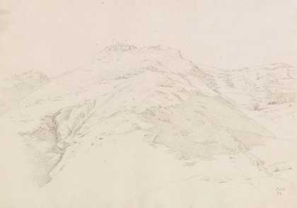 Civitella视图，约1837-1839年。-西奥博尔德·冯·奥尔