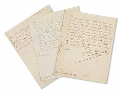 3封信，1739-63。-弗里德里希二世。伟大的