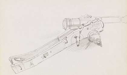 1858年，罗滕堡军械库的野战炮。-卡尔·施皮茨韦格