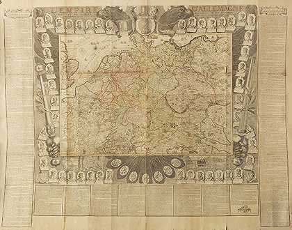德意志帝国（旺德卡特），1723年。-尼古拉斯·德·费尔