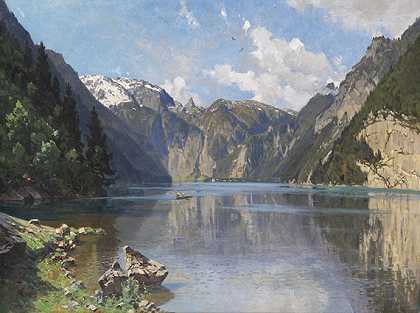 1890年，科尼西湖。-奥托·斯特吕策尔