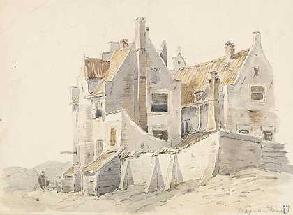 荷兰住宅，约1850/60。-约翰·瓦格纳·戴恩斯