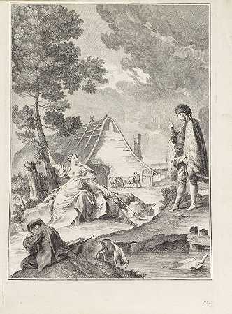 绘画研究，1760年。-乔瓦尼·巴蒂斯塔·皮亚泽塔