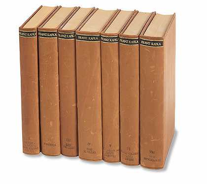 文集，6卷，一本传记，祖斯。七卷。小时。由M.Brod。，19351937-卡夫卡