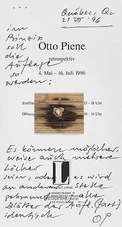 Slg。签名、图纸、小册子等，姐姐。19吨+八信封。，1996-1999.-奥托·皮纳