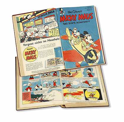 米奇·莫斯（Micky Maus），两卷54册，1951-1954.-华特迪士尼