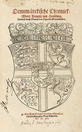 Dennmärkische Chronick。1545-阿尔伯特将军