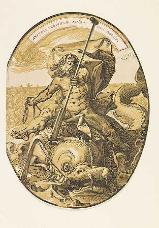 150亿。收藏肖像，古代神灵和英雄。，1579-1596.-亨德里克·戈尔茨乌斯