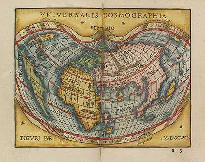 《宇宙书的雏形III》，1549年。-约翰内斯·洪特