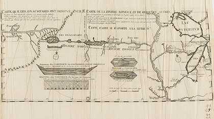 1 Bl.地图que les Gnacsitares（拉汉坦L.A.），1705-美国