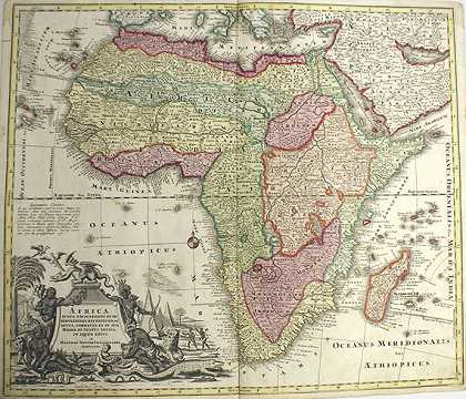 130亿。地图：非洲、亚洲、美洲。，1730-美国