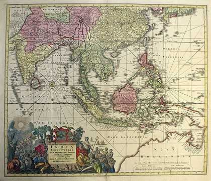 1 Bl.India orientalis（M.Seutter）。，1740-亚洲