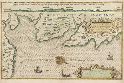1 Bl.Zee kusten van Engeland（L.J.Waghenaer）。，1584-英国
