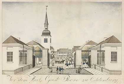 1层楼高。Geist Thore zu Oldenburg（G.F.F.David）。，1822-尼德萨克森