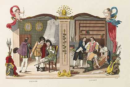 法国画廊，1825年。-B、 阿伦特