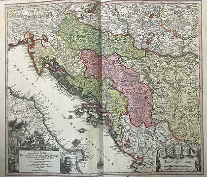 意大利的阿特拉斯碎片。30°C此外：33 Bl。地图（损坏）。，1740-亚特兰蒂斯