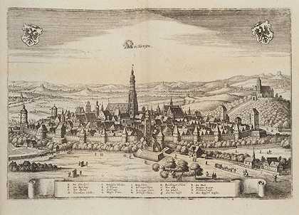 巴伐利亚地形，1644-马修斯·梅里安