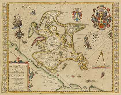 330亿。德国北部地图。16-18世纪，1600780-德国北部