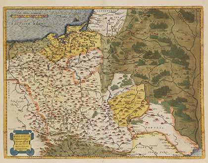 1 Bl.Poloniae finitimarum有限。1590-波兰