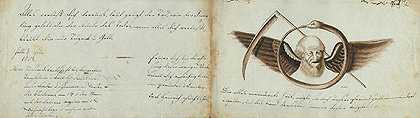 波茨坦斯坦姆巴赫·哈勒。书架上的活页。，18061823-Amicorum相册