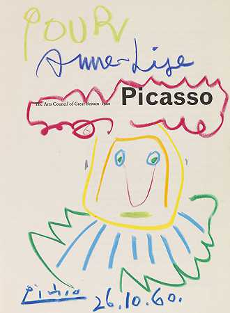 毕加索目录。英国艺术委员会。1960年有图纸。。-巴勃罗·毕加索