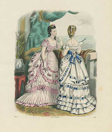 女士们的房间。1871-73.26册。-时尚与服装