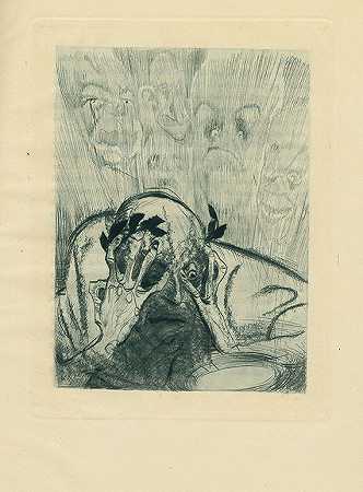 4作品：Stifter、Kleist、Eichendorff、Müller。1919-Avalun印花