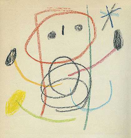 Scheidegger，E.，Joan Miró。带图纸。1957-胡安·米罗