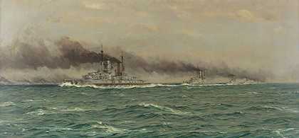 1916年和1950年斯卡格拉克战役前的德国深海舰队。-克劳斯·伯根