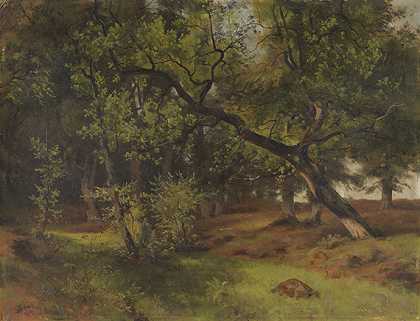 奥穆勒附近的风景，1865年。-阿斯坎·卢特罗斯