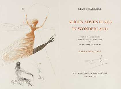 卡罗尔：爱丽丝在仙境的冒险。，1969-萨尔瓦多·达利