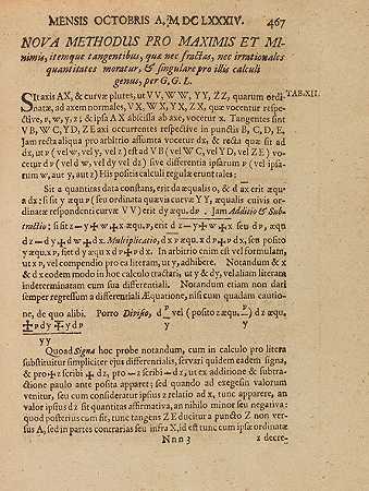 《博学学报》。1684-戈特弗里德·威廉·莱布尼茨