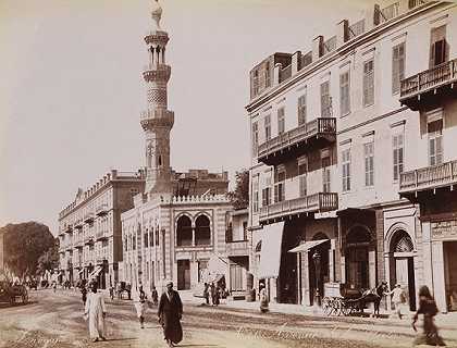 埃及照片，1880年。-旅行摄影