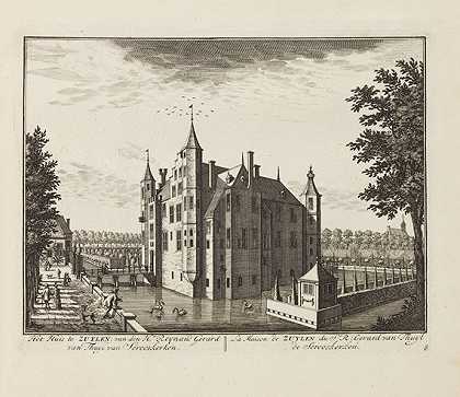 Watergraefs-或Diemer Meer in Vecht，17191725年。-荷兰