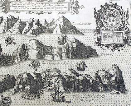 1 Bl.Insulae Sanctae Helenae（Linschoten）。，1589-大西洋